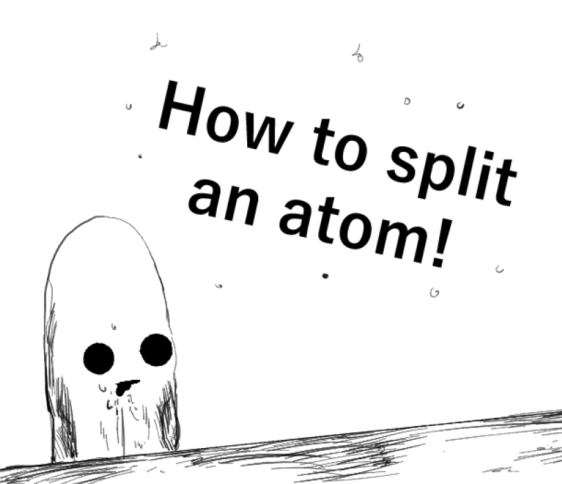 db_witch's tweet photo. How to split an atom tutorial https://t.co/iI4QILUnBL