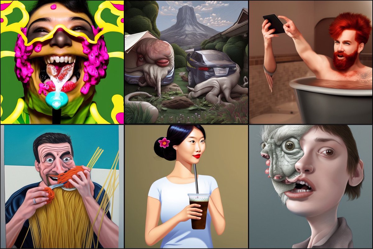 BorgaBlot's tweet image. Enjoy a collection of some disturbing AI art mishaps! 🖼️
#stablediffusion #AIart #AIoops #outtakes #horror