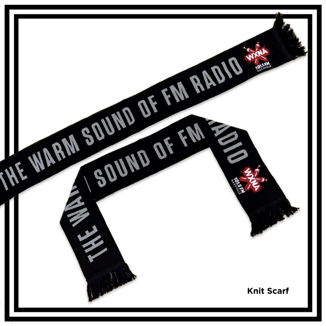 Join WXNA and wrap yourself in the warm sound of homegrown FM radio AND this cozy winter scarf!

Check out the swag &amp; membership levels, then join &amp; donate today at WXNAfm.org