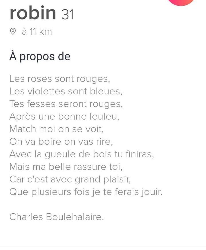 TopDeTinder_'s tweet photo. Magnifique https://t.co/M9eVwgE5Fj