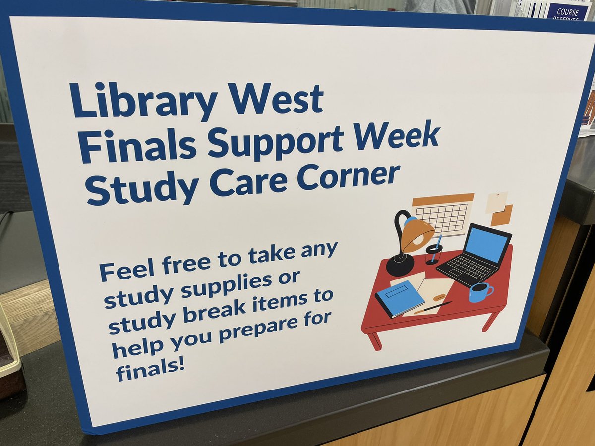 Our finals support center makes me happy.