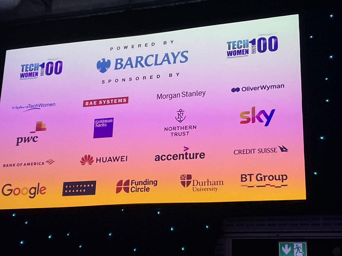 It’s just brilliant that @durham_uni is working with @wearetechwomen and is associated with this prestigious #techwonen100 event celebrating the achievement of women in technology.