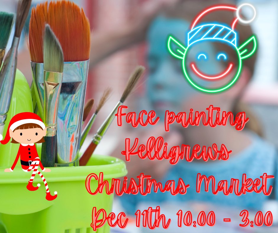 kiwaniskelligr1's tweet photo. Santa will be at the market Sunday Dec 11th from 12-3 for pictures. Please bring your own camera for pictures! Free of charge but accepting donations for our food bank, free face painting for kids! 
@TownofCBS 
#SantaisComing #Christmas https://t.co/r0Ou8lLSEf