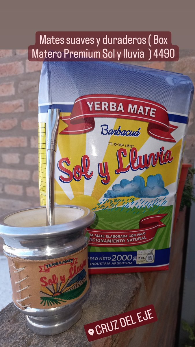 rosannatissera's tweet photo. Pensaste en regalar Mates & YerbaMate. Tenemos #boxmate disponibles y variedad #CruzdelEje #cbaargentina #YerbaMate https://t.co/yZ0anMSUtO