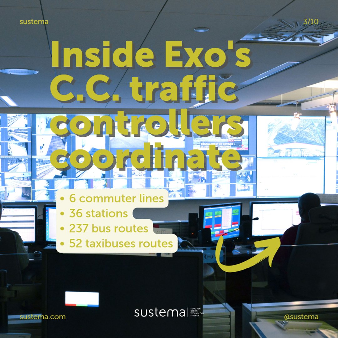 SustemaInc's tweet image. Picture the #commandcenter operated by #EXO. An IT intensive environment that runs 24/7 filled with rows of Sustema&apos;s Focus system. #Trafficcontrollers work with 3 to 6 monitors to ensure your daily commute is there on time zcu.io/ZqxB