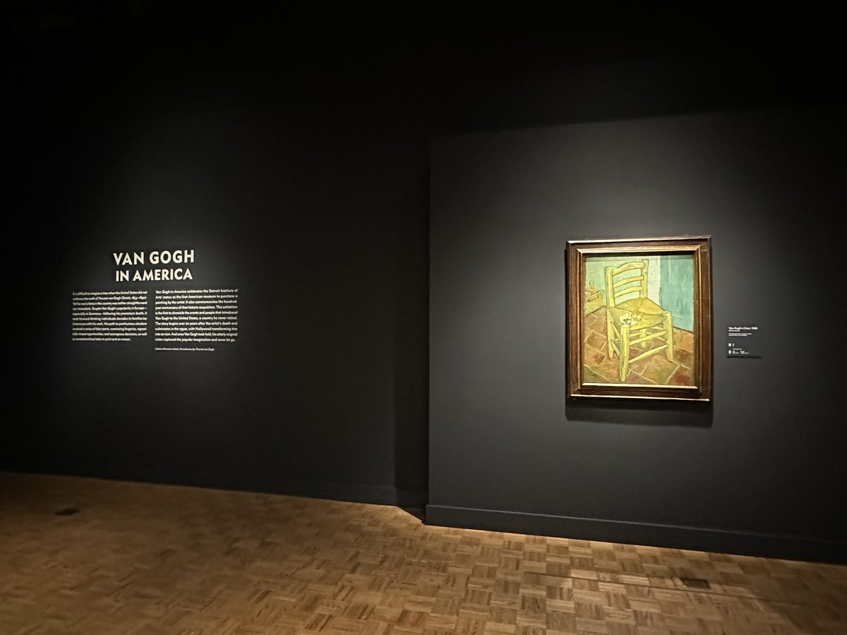 rrple's tweet photo. The Van Gogh in America exhibit at @DIADetroit is large &amp; inclusive, full of great information and amazing paintings from all over, including private collection rarities. https://t.co/rRjuibMtkX