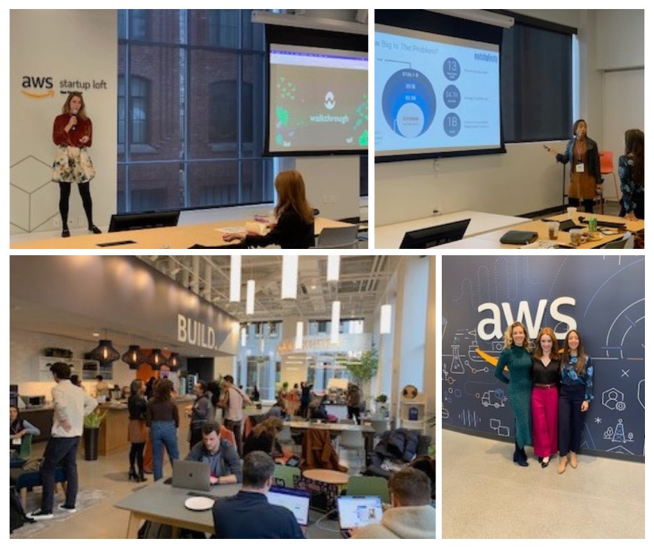 AWSstartups's tweet image. Culmination week for the #AWSImpactAccelerator kicks off this week. Founders from the women cohort will pitch their startup to a room full of investors, mentors and entrepreneurs. 

Learn more about the founders here: go.aws/3P3ZQpA
