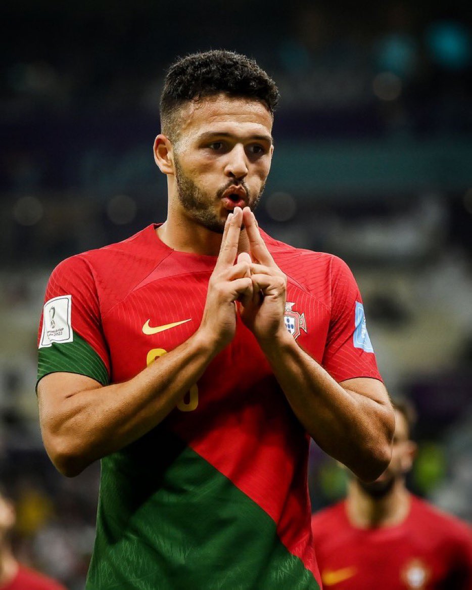 🇵🇹 Gonçalo Ramos é o segundo jogador mais jovem a marcar 3+ golos numa eliminatória do campeonato do mundo (🇧🇷 Pelé, 1958) 🔥🔥🔥