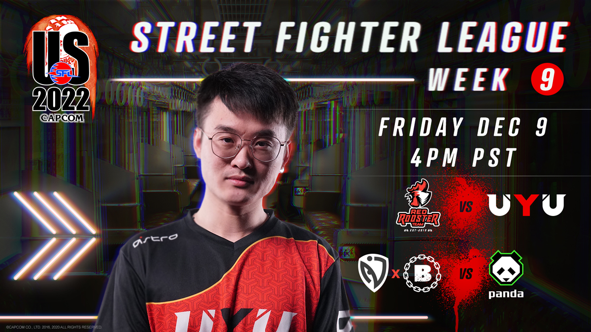 CapcomFighters's tweet photo. It's been a wild ride, and it's not slowing down!

Match 1:
@RedRoosterTeam1 vs. @UYU

Match 2:
@NasrEsports x @banditsgaming_  vs. @PandaGlobal 

Tune in this Friday at 4pm PST on https://t.co/t4GGgeR1HD https://t.co/VPNPapAJCR