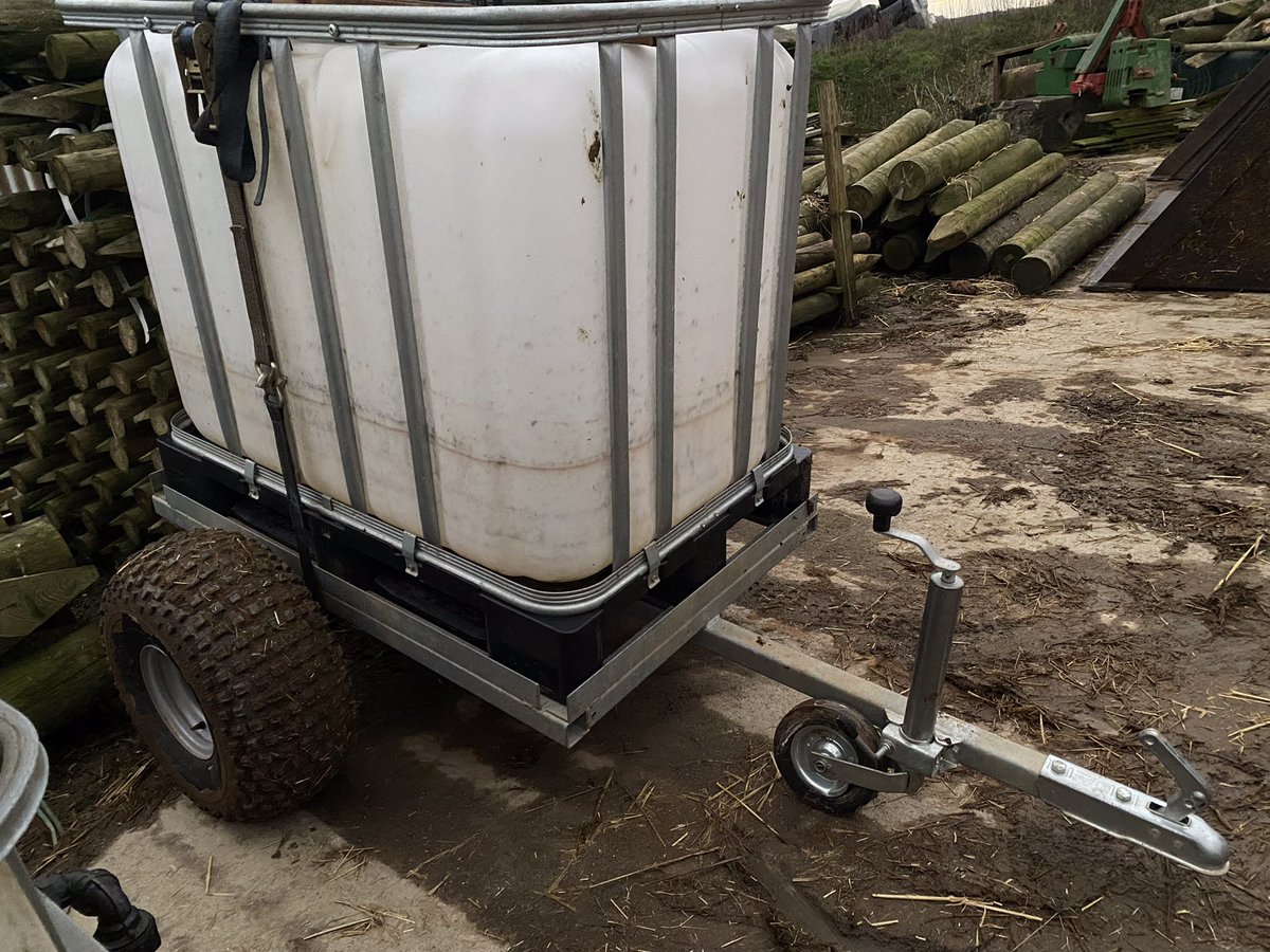 If anyone is offered this 600litre IBC on wheels with a water trough fitted please contact us. It was stolen last week from our fields. Make it to hot to handle
