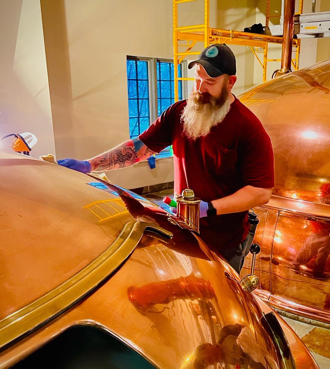 newglarusbrew's tweet photo. New Glarus Brewing Co. Bright copper kettles and warm woolen mittens, these are a few of our favorite things! #holidayseason #copperkettle #brewery https://t.co/XaJSs4XEct