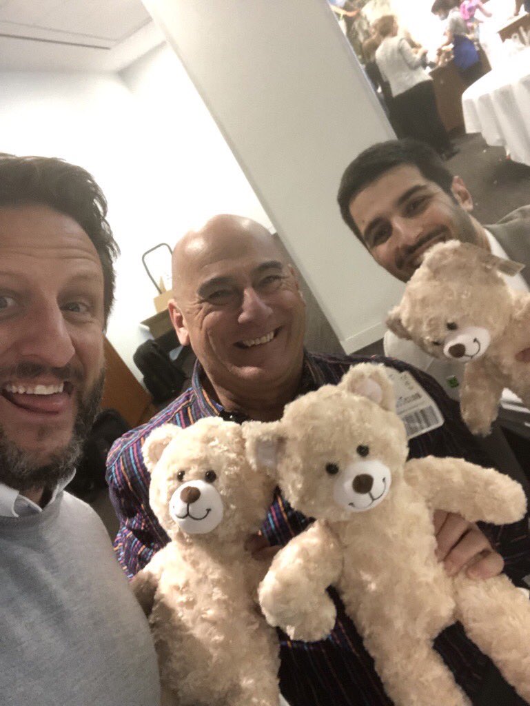 Luc_Naud's tweet photo. Great team activity today at our Annual Meeting AMG-ONE TD - *Build-a-Bear* Workshop for a local charity https://t.co/MMWxYHha6e