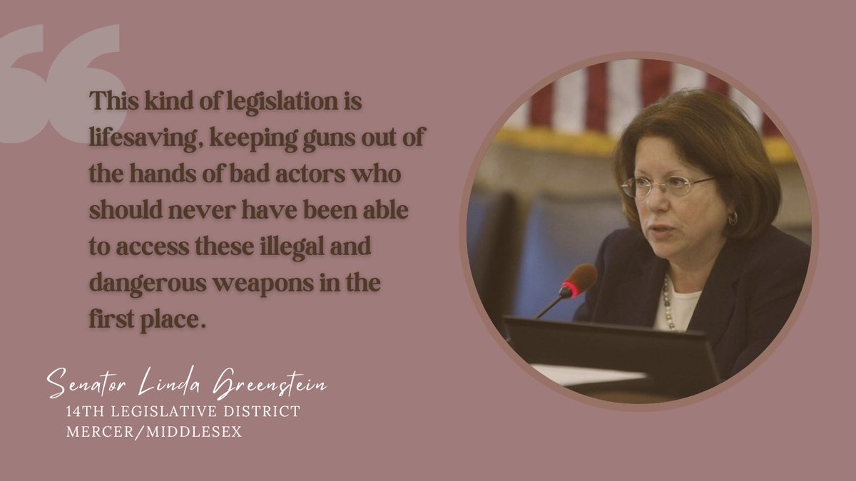 Senator Linda Greenstein (@sengreenstein) on Twitter photo Pleased to see my legislation with Senator Troy Singleton {<a href="/Troy4NJ7/">Troy Singleton</a>} expanding the penalties for the illegal sale of firearms advance through the Senate Budget and Appropriations committee. #PublicSafety Pleased to see my legislation with Senator Troy Singleton {<a href="/Troy4NJ7/">Troy Singleton</a>} expanding the penalties for the illegal sale of firearms advance through the Senate Budget and Appropriations committee. #PublicSafety