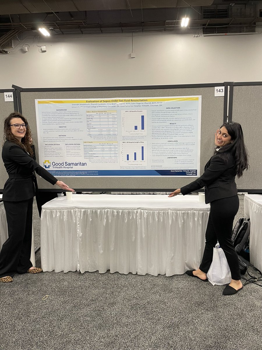 ebeas34's tweet photo. poster presentation ✅ #ASHP22 https://t.co/i7r4XWdYxk