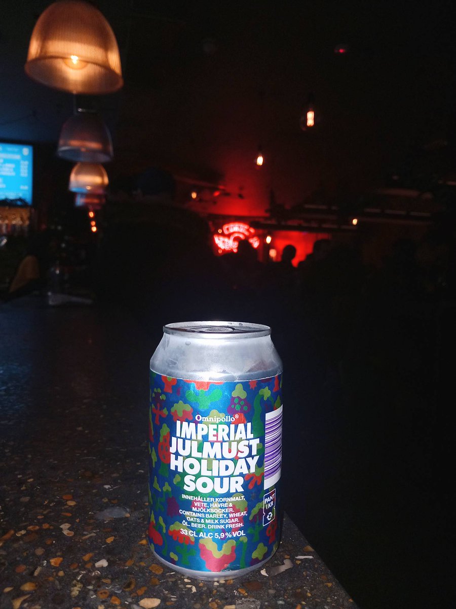 Carrying on our 12 beers of Christmas 🌲🌲🌲

Here we have the cracking Imperial Julmust Holiday Sour from Omnipollo 💥💥💥