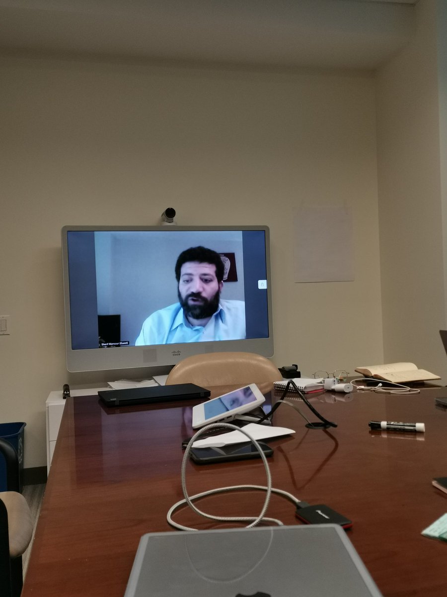 Meeting virtually with @sherifmnsour , Middle East and North Africa Program Coordinator
@CPJAfrica