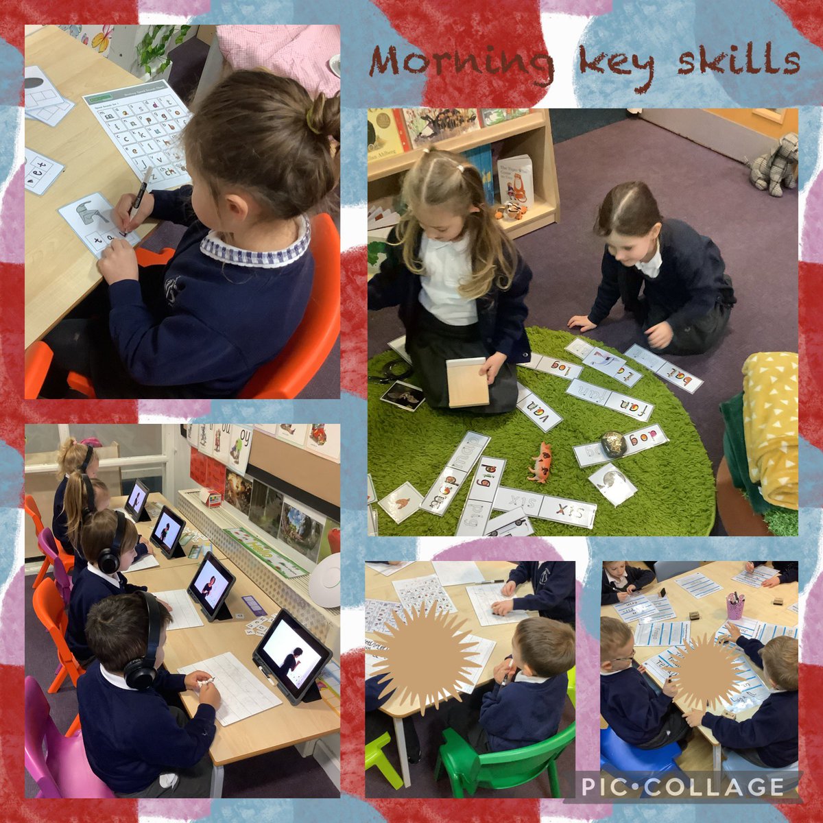 jones_smca's tweet photo. The children are working so hard! ⭐️ Just look at their amazing focus and concentration! They most definitely deserve a spot of afternoon tea and a hair cut! #independentlearning #interactions #makingmemories @FallonSmca https://t.co/D0V9vT7UxA