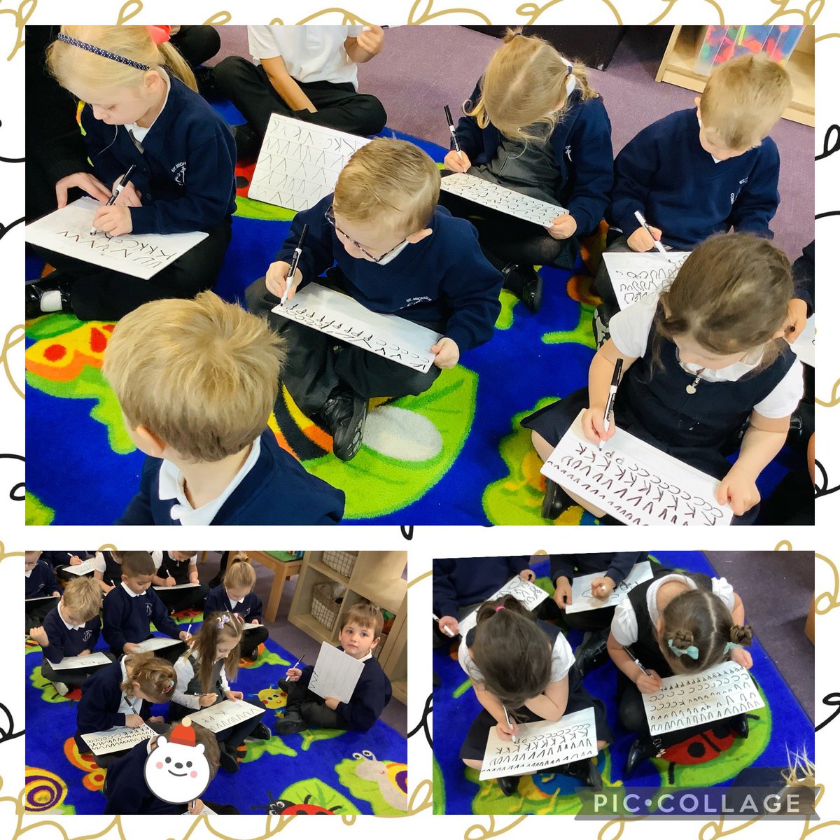 jones_smca's tweet photo. The children are working so hard! ⭐️ Just look at their amazing focus and concentration! They most definitely deserve a spot of afternoon tea and a hair cut! #independentlearning #interactions #makingmemories @FallonSmca https://t.co/D0V9vT7UxA
