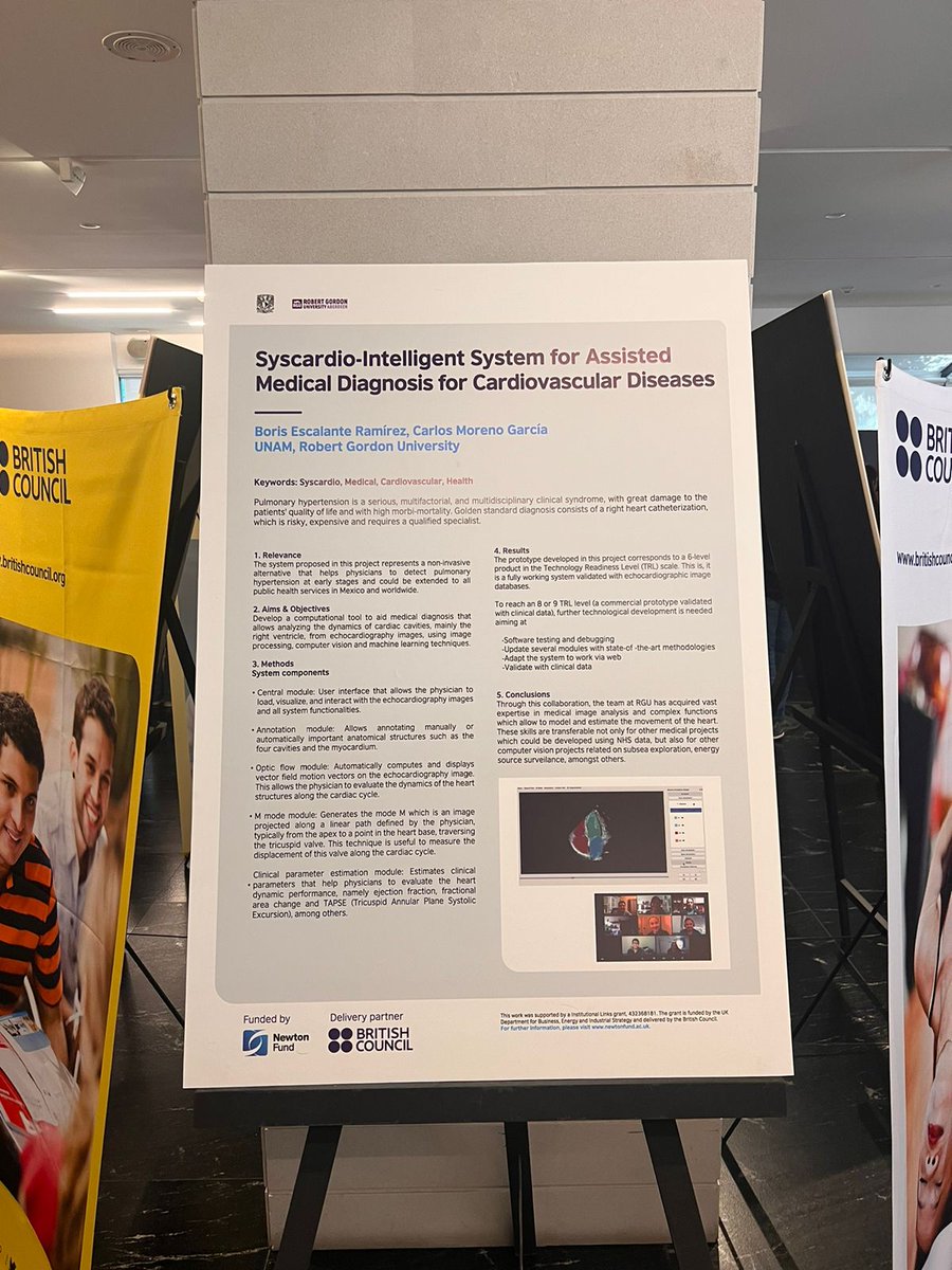 Carlos Moreno-Garcia (@carlosfmorenog) on Twitter photo Excited to see our Newton Fund SYSCARDIO project (<a href="/RobertGordonUni/">Robert Gordon University (RGU)</a> + @CViCom_UNAM) presented at the 2022 <a href="/mxbritish/">British Council</a> — <a href="/Conacyt_MX/">Conahcyt Consejo</a> event! Excited to see our Newton Fund SYSCARDIO project (<a href="/RobertGordonUni/">Robert Gordon University (RGU)</a> + @CViCom_UNAM) presented at the 2022 <a href="/mxbritish/">British Council</a> — <a href="/Conacyt_MX/">Conahcyt Consejo</a> event!