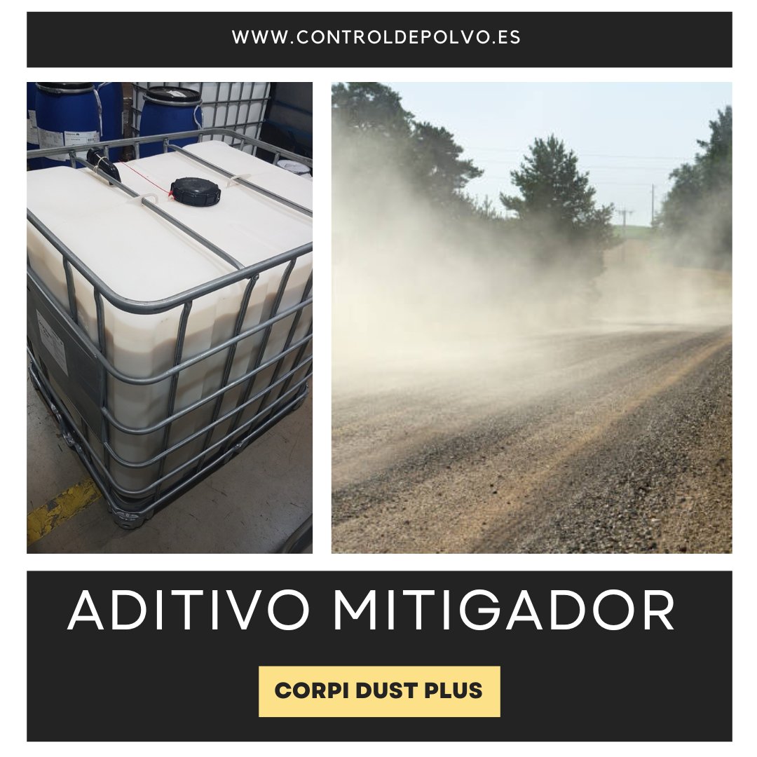 humicorp's tweet photo. Caminos libres de polvo, conducción más segura. Corpi Dust Plus, aditivo mitigador de polvo que respeta con sus nutrientes el entorno mas amigable. #dustfree #dustsuppressionsystem #dustcontrolproducts #controldepolvo #mitigador #agua #ahorro #medioambiente #dustroads https://t.co/0WPax0rtJ8