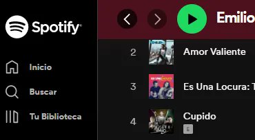 UnionEmilio's tweet photo. "Cupido" ha entrado al top 5 canciones populares de Emilio en Spotify, en la cuarta posición ¡No dejen de hacer stream! 

#EmilioOsorio https://t.co/aObali3K8I