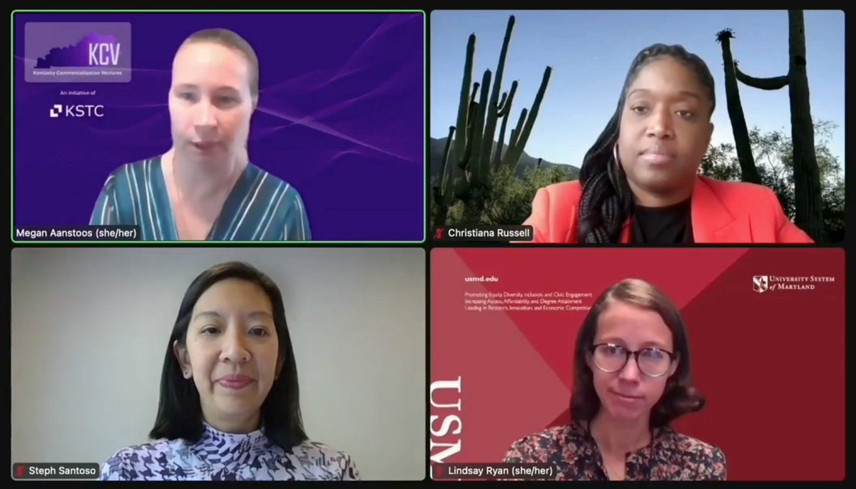 America's Seed Fund (@sbirgov) on Twitter photo Building bridges between ESOs & Academic Centers is important.
Christiana Russell of <a href="/WeThaPlug1/">We Tha Plug</a>, Lindsay Ryan of <a href="/Univ_System_MD/">University System of Maryland</a>, & Stephanie Santoso of MakerUSA join Megan Aanstoos of <a href="/CommercializeKY/">Kentucky Commercialization Ventures</a> to discuss tips: est.us/ESOSummit2022
#SeedtheFuture #ESOSummit22 Building bridges between ESOs & Academic Centers is important.
Christiana Russell of <a href="/WeThaPlug1/">We Tha Plug</a>, Lindsay Ryan of <a href="/Univ_System_MD/">University System of Maryland</a>, & Stephanie Santoso of MakerUSA join Megan Aanstoos of <a href="/CommercializeKY/">Kentucky Commercialization Ventures</a> to discuss tips: est.us/ESOSummit2022
#SeedtheFuture #ESOSummit22