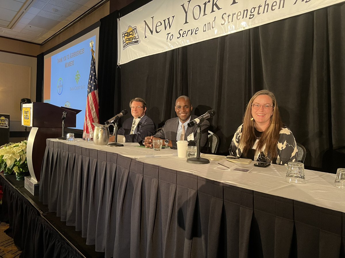 huntspointmkt's tweet photo. Today our CEO @phillipgrant joined @NYFarmBureau in Buffalo as panelist to discuss the future of North East Agriculture. 

Revitalizing our Market is integral to a more efficient, greener and accessible food infrastructure! https://t.co/JCmSfkiIj5