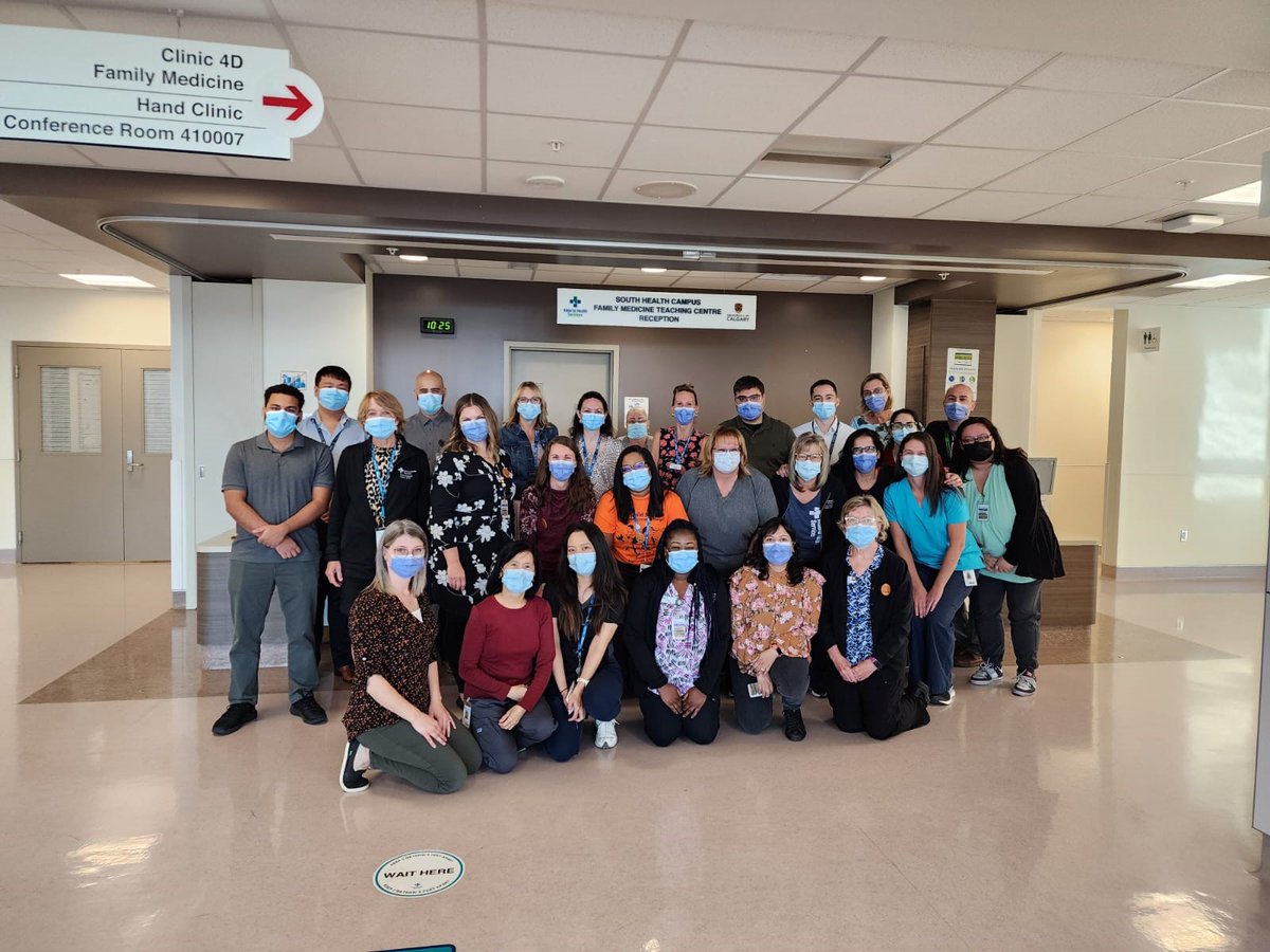 Congrats to our South Health Teaching Centre on winning the 2022 <a href="/ABFamDocs/">ACFP</a> Patient’s Medical Home, Outstanding Family Practice Award! 
Our team is recognized for meeting community needs, collaborating w/ allied health providers &amp; specialists, and delivering patient-centred care.