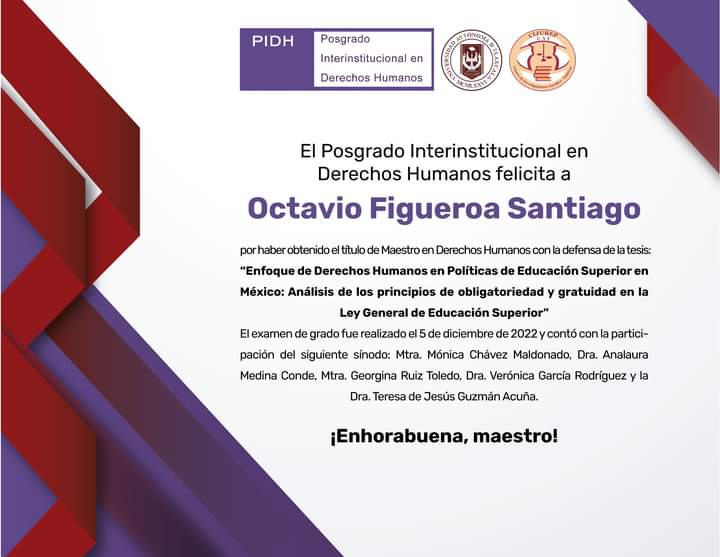 OctavioFSanti's tweet photo. Orgulloso de obtener el Grado de esta noble y gran institución. Gracias, @UATxOficial
#somosuatx #46años #autonomiaresponsable https://t.co/epU48uDZuo