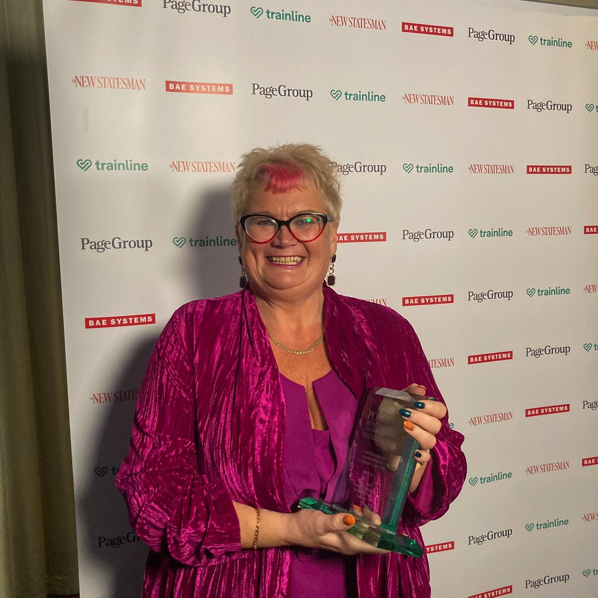 carolynharris24's tweet image. So honoured to have won @NewStatesman Positive Impact in Politics Award. Absolutely thrilled to bits. Thank you all to everyone who supoorted  my campaigns on #Menopause, #Gambling, #bereavement and #EveryoneDeserves. This is for you Xx