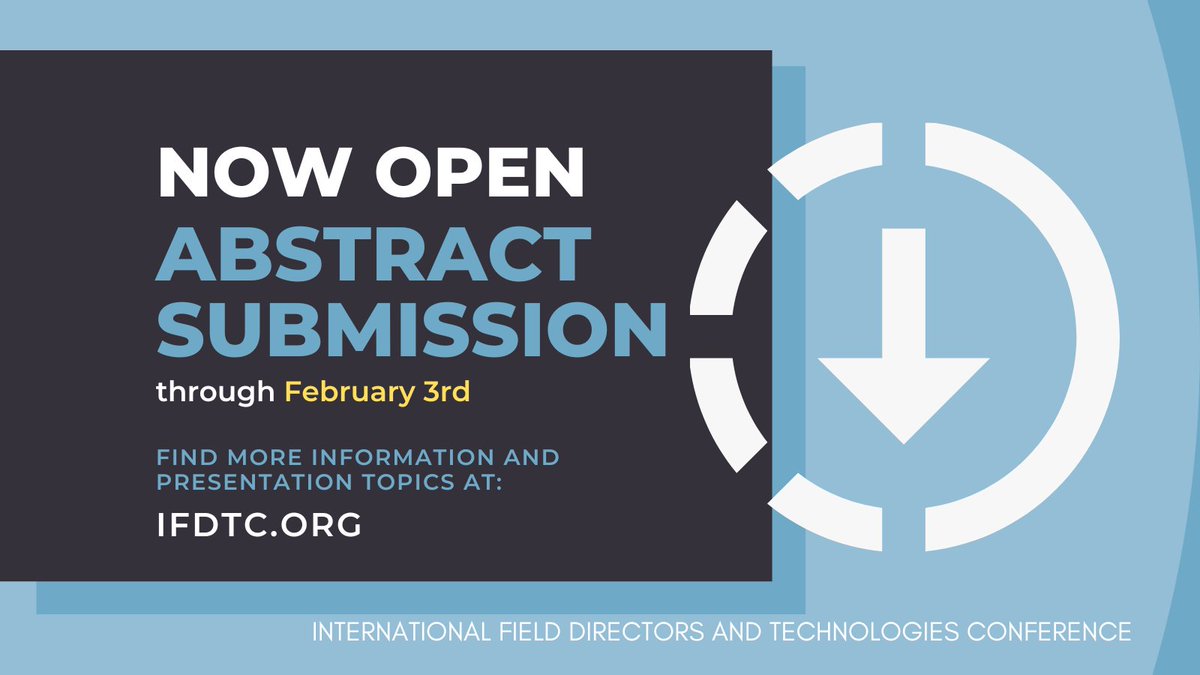 Abstracts for program participation are now being accepted for #IFDTC2023, held June 25th – 28th, 2023 in Long Beach, California. 

You can find instructions on submitting your abstract, along with suggested topics and sample abstracts on our website: ifdtc.org.