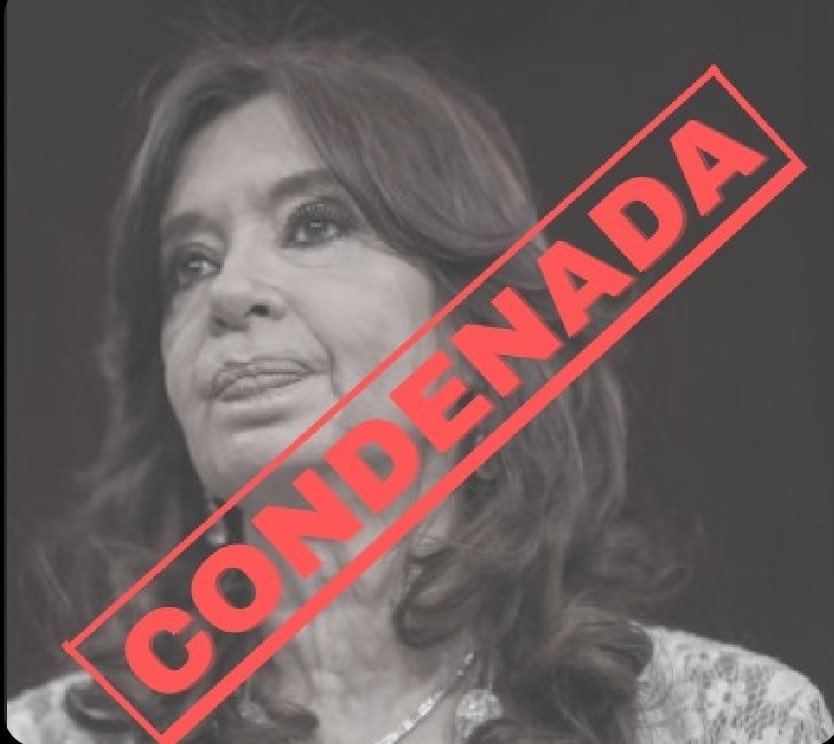 HebeAl's tweet photo. @larroqueandres CONDENADA, INHABILITADA y DECOMISADA 

MARAVILLOSA JUSTICIA

Un día HERMOSO https://t.co/v090nWLA3D