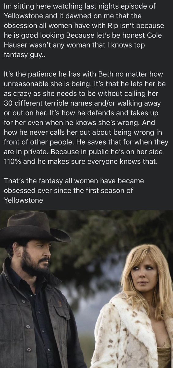 spader07's tweet image. #BethAndRip #YellowstoneTV