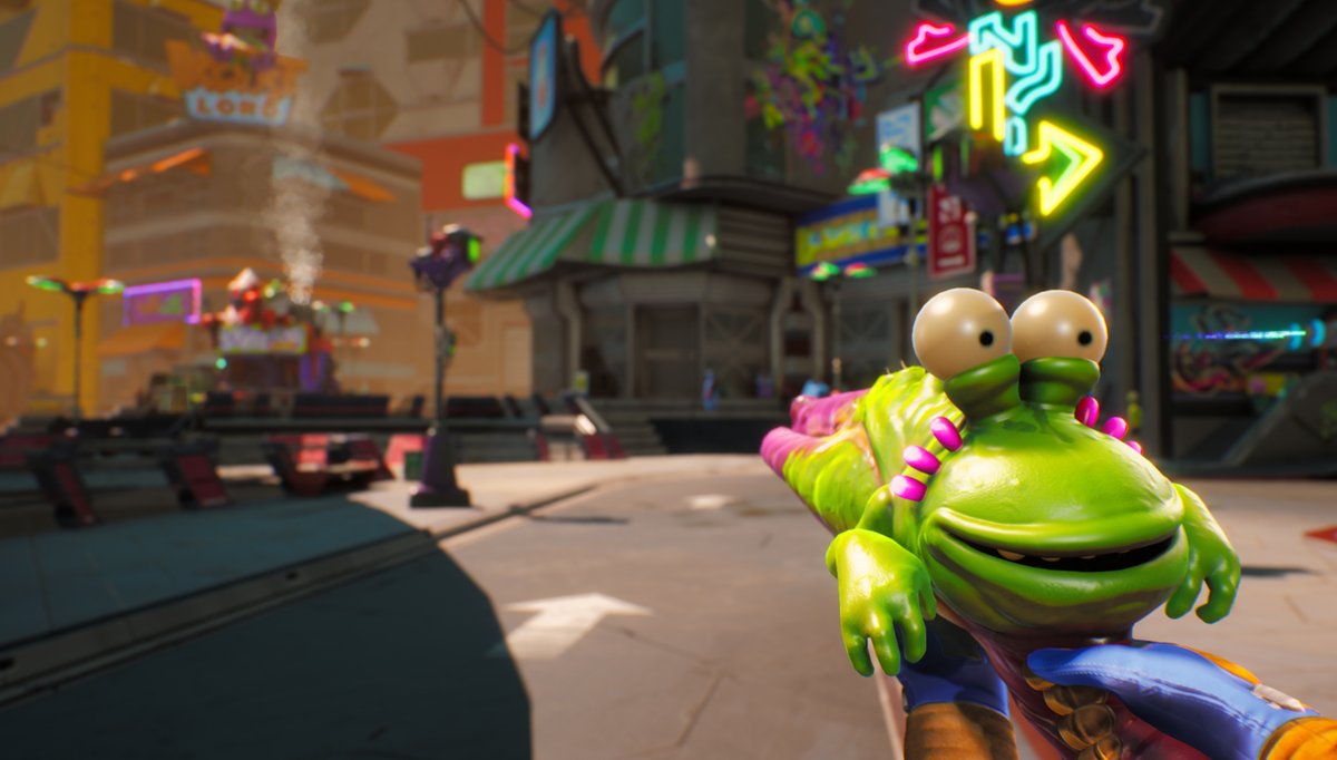 TylerTheGameDev's tweet photo. Hey so I'm pretty sure y'all probably have this on your calendars already, but @highonlifegame comes out in 1 week sooooooo...
 GETCHU READY FOR SOME TALKIN' GUNS AND OTHER ABSURD ALIEN ANTICS🤘
So excited for y'all to experience this! 😁 https://t.co/elsoXvSONQ