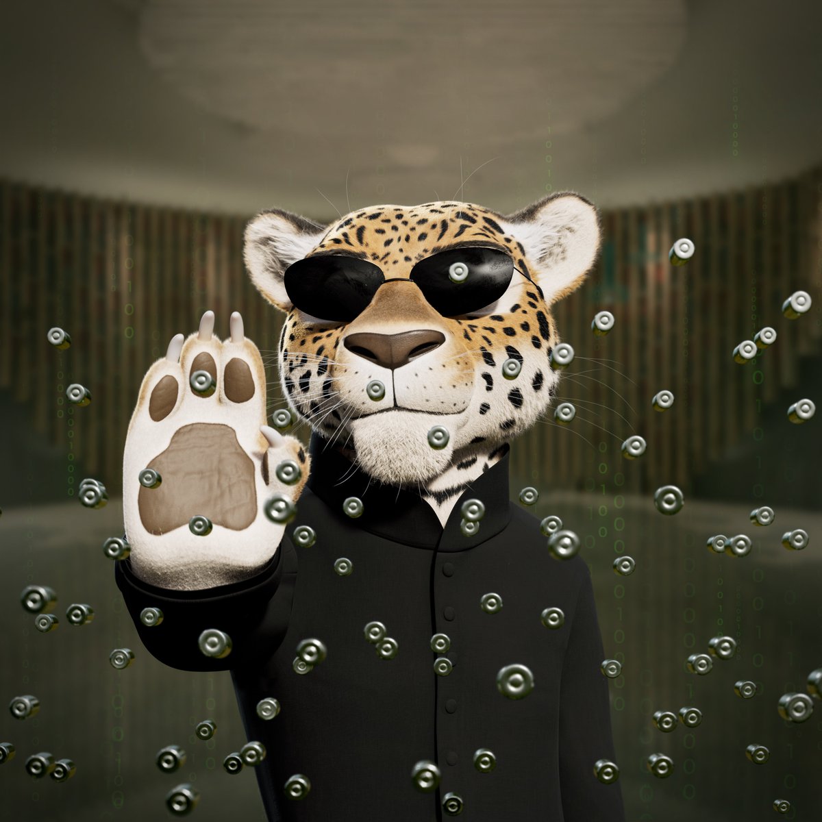 🏆The first legendary is out, baby! Our Jag Friend @CapocciGioia is lucky to get the MatrixJag! 
opensea.io/assets/ethereu…

We have five more legendaries to come! And you can be the next lucky one. You know what has to be done🤞
🌱MINT NOW
jaguarfriends.io/mintpage