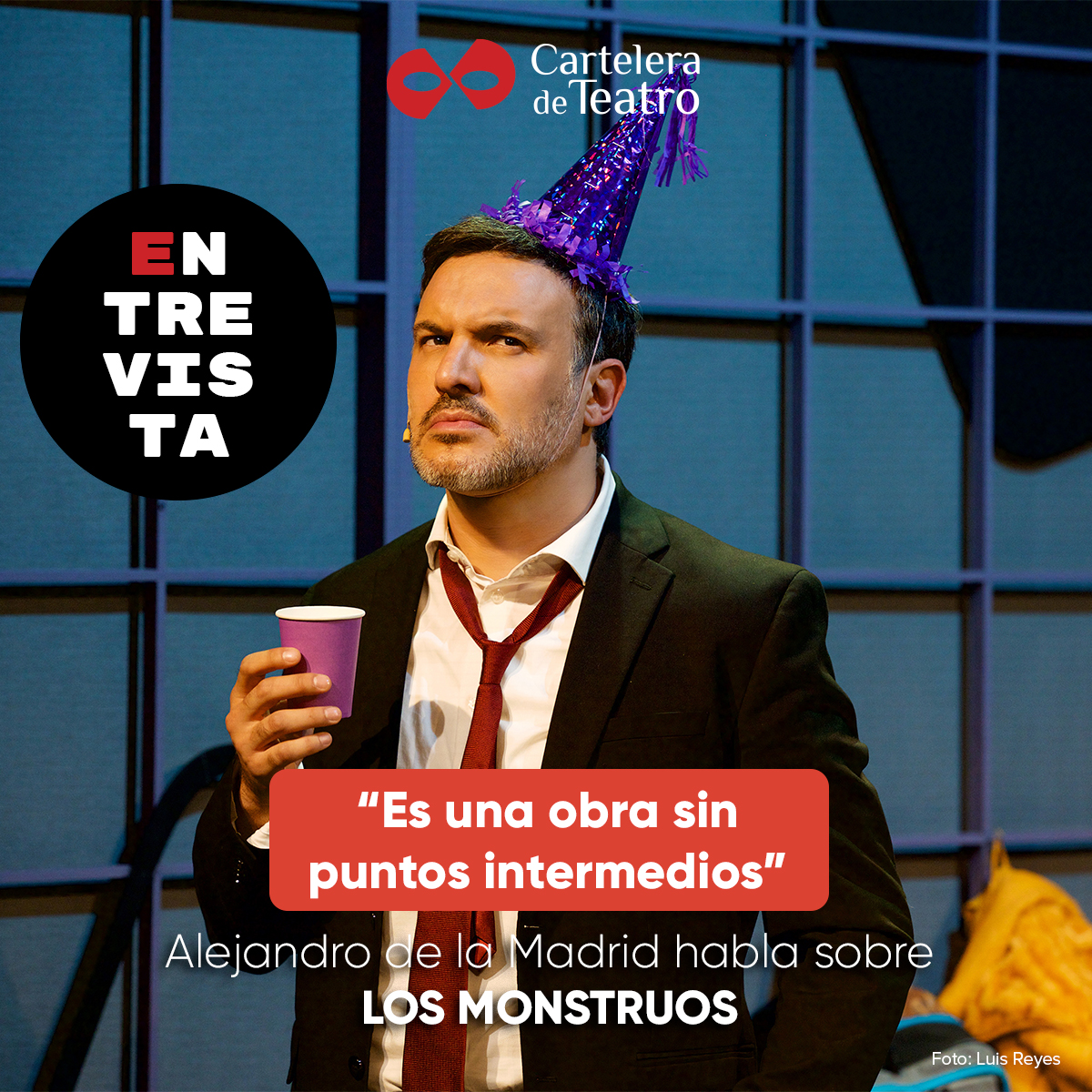 Platicamos con <a href="/alexdelamadrid/">AlejandrodelaMadrid</a>  sobre su participación en #LosMonstruos montaje que ha cautivado a la audiendia que cuenta con sólo dos actores en escena, una banda en vivo y un texto poderoso. Funciones los martes en el <a href="/ForoLucerna/">Foro Lucerna</a> 
Aquí la entrevista: carteleradeteatro.mx/2022/es-una-ob…