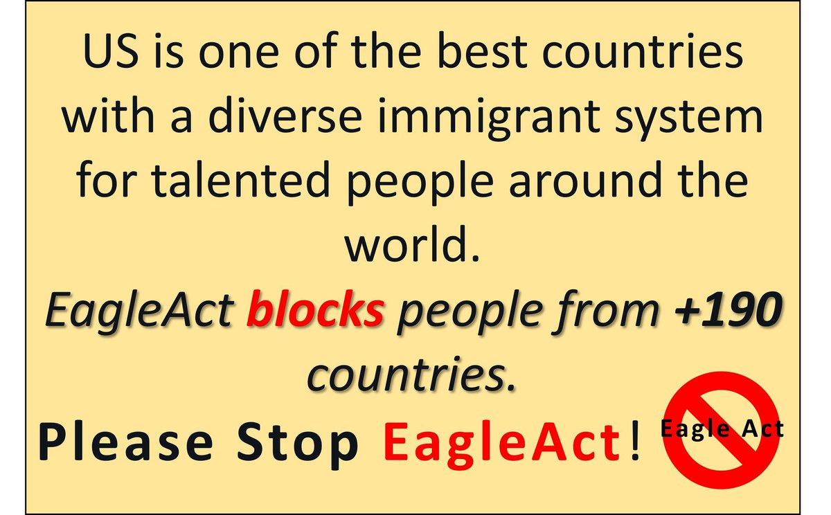 DanieNightLewis's tweet photo. @LeaderHoyer No to #EagleAct https://t.co/eRnqFqb78X