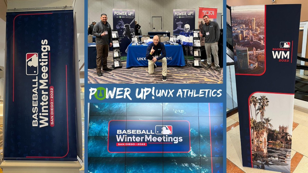 We are super excited to be in San Diego at the 2022 MLB Winter Meetings! We look forward to an awesome trade show!
.
.
.
#MLBWinterMeetings #SanDiego #UNXChristeyns #OneTeamOneDream #ClayOut #UNXathletics #PowerUp #SpecTak #SpecTakClean #WinterMeetings #MLB