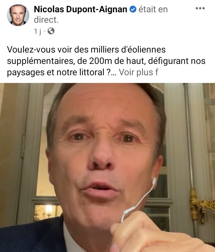 #DLF29
Une #hérésie écologique ce #projetdeloi pour les énergies #renouvelable 😤😤
#Détruire notre industrie #nucléaire au profit du renouvelable qui est #intermittent 🤦🤦
Privilégions la vraie #écologie en produisant en #France avec une #réindustrialisation de notre pays 💪💪