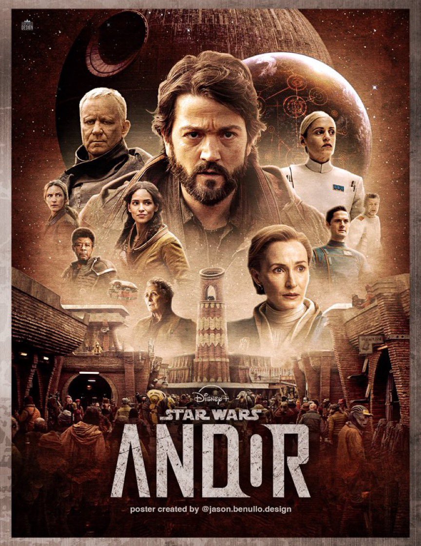 JediOrderPod's tweet photo. Check out this amazing Andor poster by @jbdesign512 #Andor #StarWars https://t.co/Rh5tUcDjSk