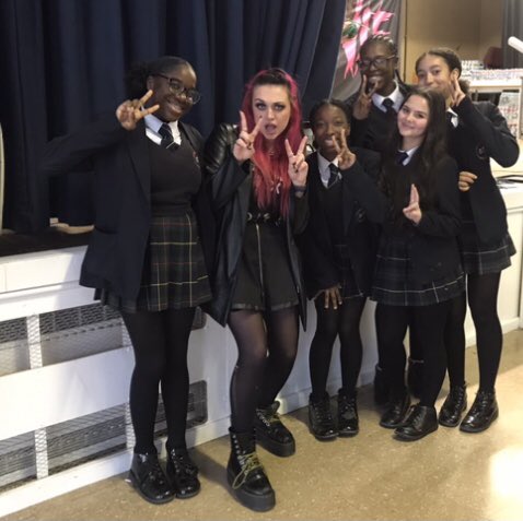 BTHCC_BYB's tweet photo. A fantastic performance to Y11 by Bronnie who also spoke passionately about her journey and the importance of taking care of your mental health #MentalHealthMatters #resilience @ThePrimeAgency @bthcc_college https://t.co/WaWukT2hGl