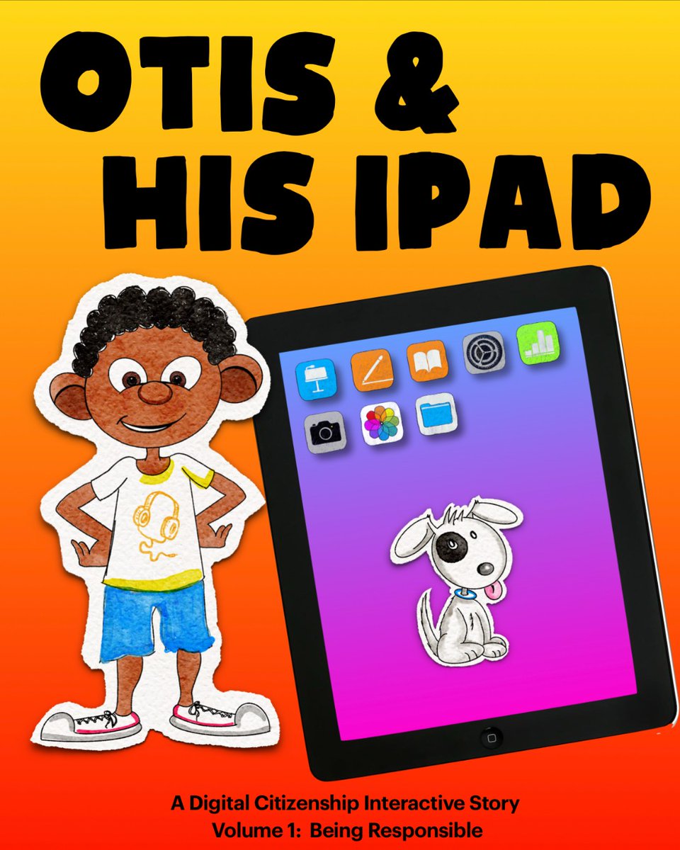 Kyle Damon, GPISD Instructional Media Specialist @dezavalaesa, wrote and illustrated “Otis and His iPad” & released it on Apple Books in March of 2021. Since then, it's been downloaded over 40K times in countries including the United States, Australia, the Netherlands, & Italy.