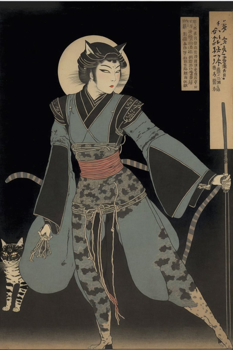Mr_Kincaid's tweet photo. Recent discovery of japanese woodblock prints from the Edo Period show DC stole the Batman Universe from old japanese artists. Collection: https://t.co/ZiLgqZBuZH
#midjourney #aiart https://t.co/Upwtg6aBol