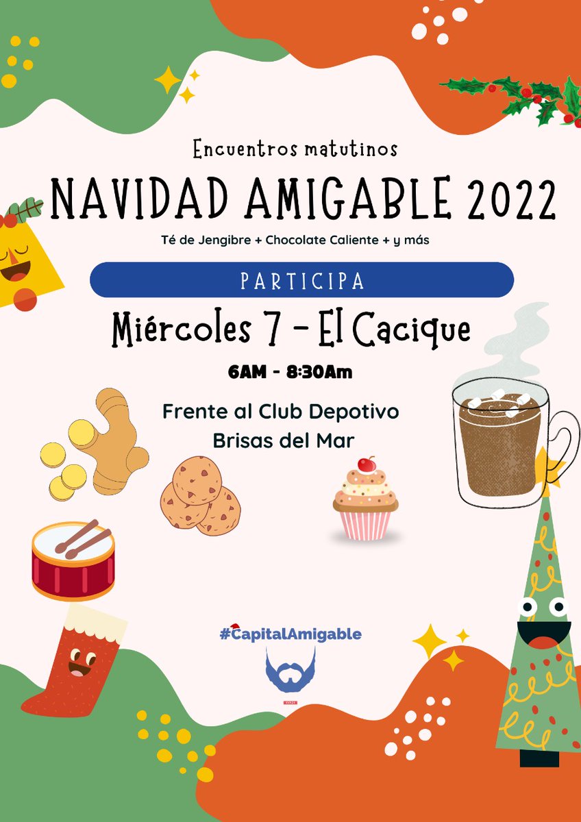 VictorAponteRD's tweet photo. Mañana en El Cacique
#NavidadAmigable2022🎄
☕🎶 🍪
#CapitalAmigable
#VA24 https://t.co/gNUmRmiHt1
