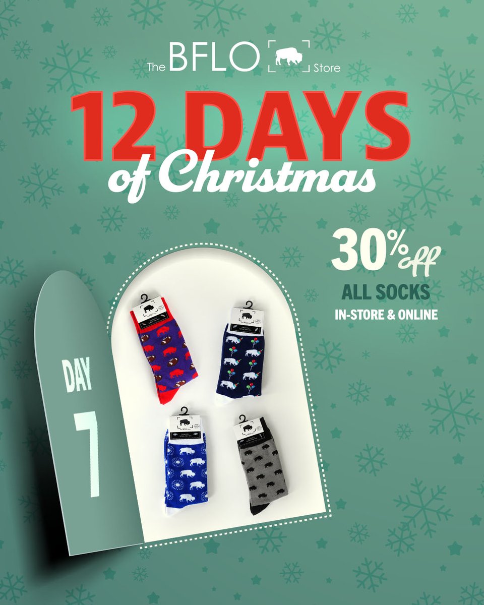 BuffaloBills's tweet photo. 12 Days of Christmas: @thebflostore style.🎄 https://t.co/N7GMZocvA5