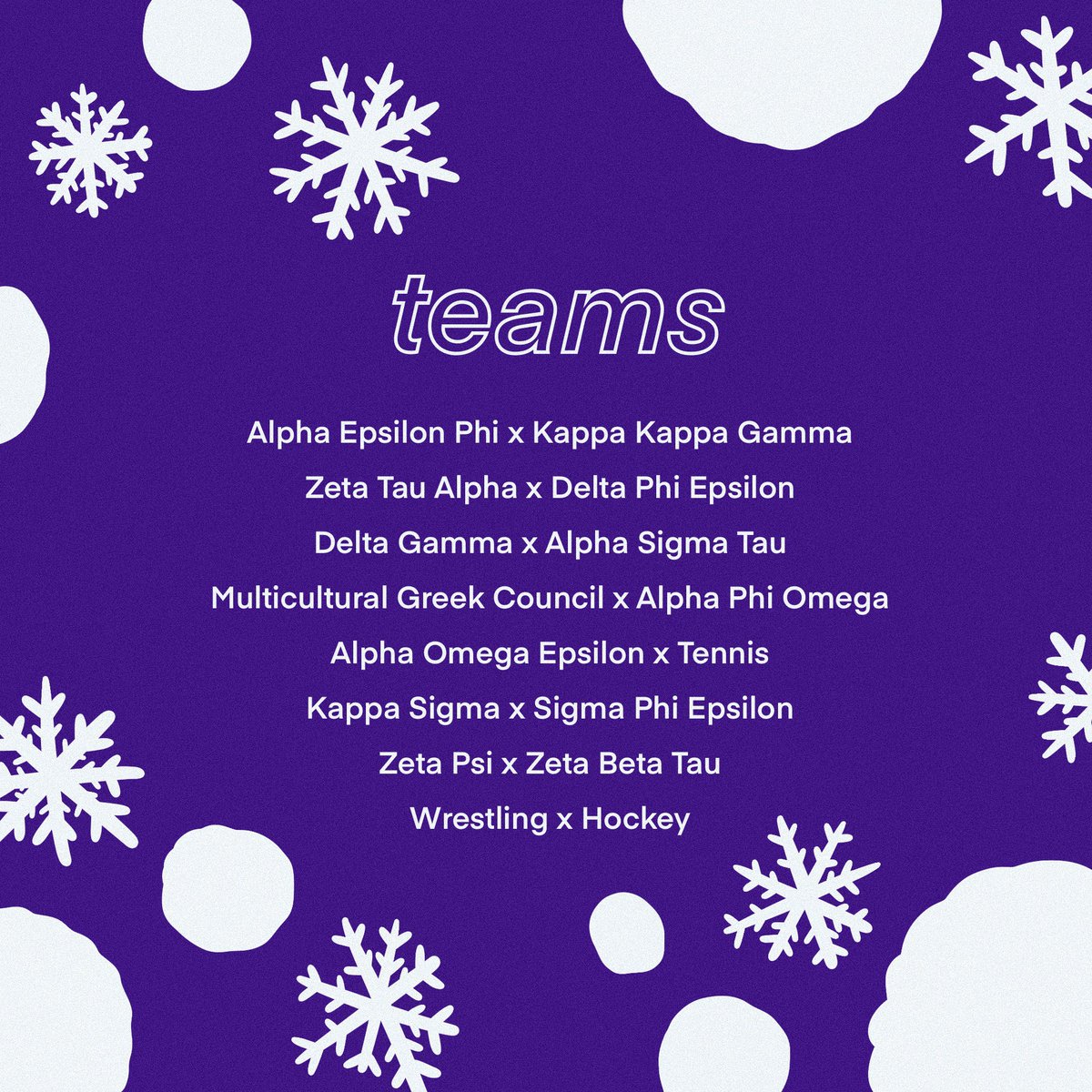 Its getting cold outside but NYDM is just warming up our fundraising campaigns❄️❄️tomorrow begins a snowball competition between several teams. Check which organization you are up against tomorrow and may the best team win!