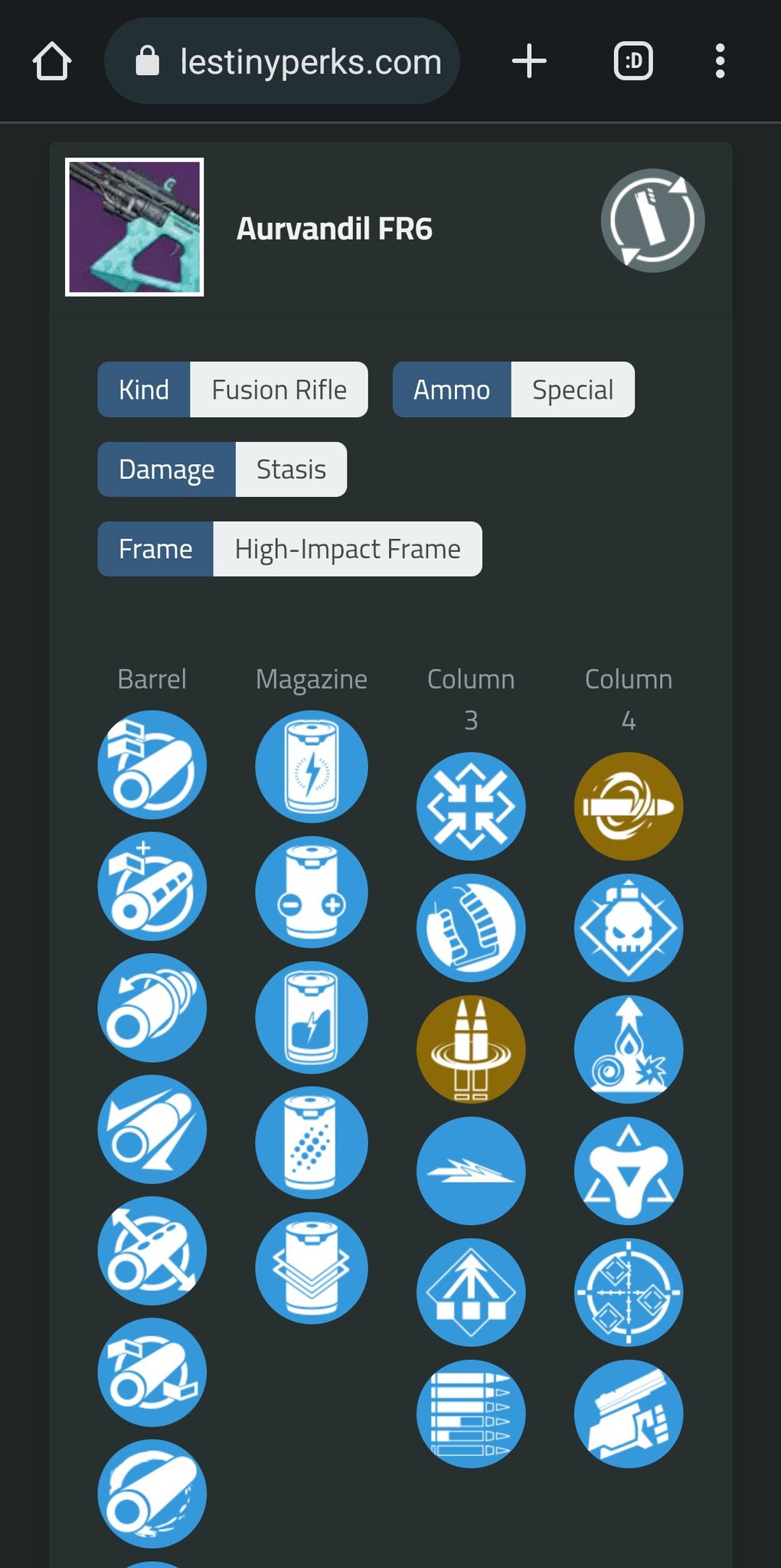 Rollfinder Net Deathbringer Godroll Finding Godrolls For Destiny 2