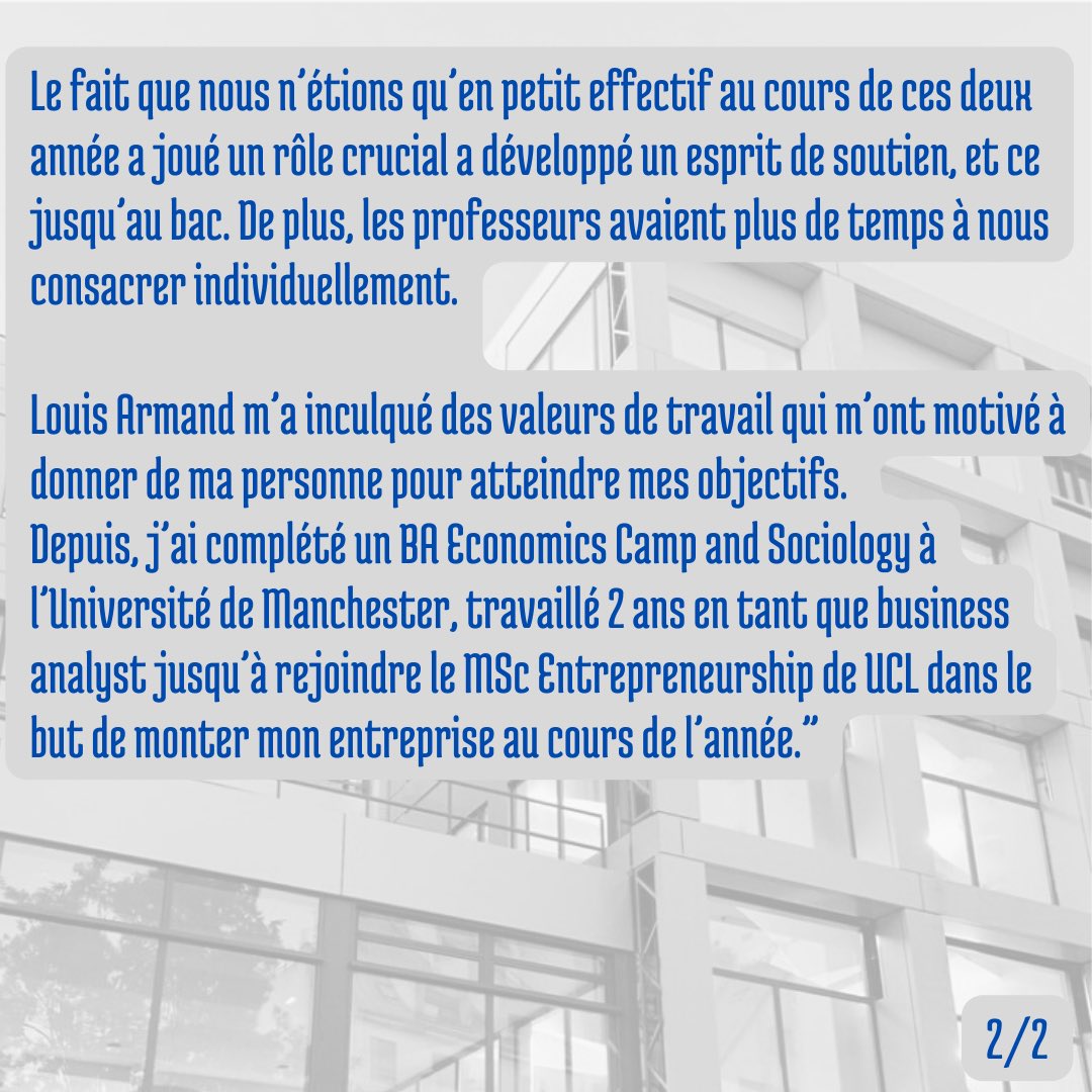 LyceeLArmand15's tweet photo. Le témoignage de Thomas qui a fait sa première et sa terminale à Louis Armand. 
✅Louis Armand, un lycée où la mixité scolaire défendue par @PapNdiaye permet de créer des liens qui ouvrent l’esprit de nos élèves. https://t.co/49lLRyoGOX