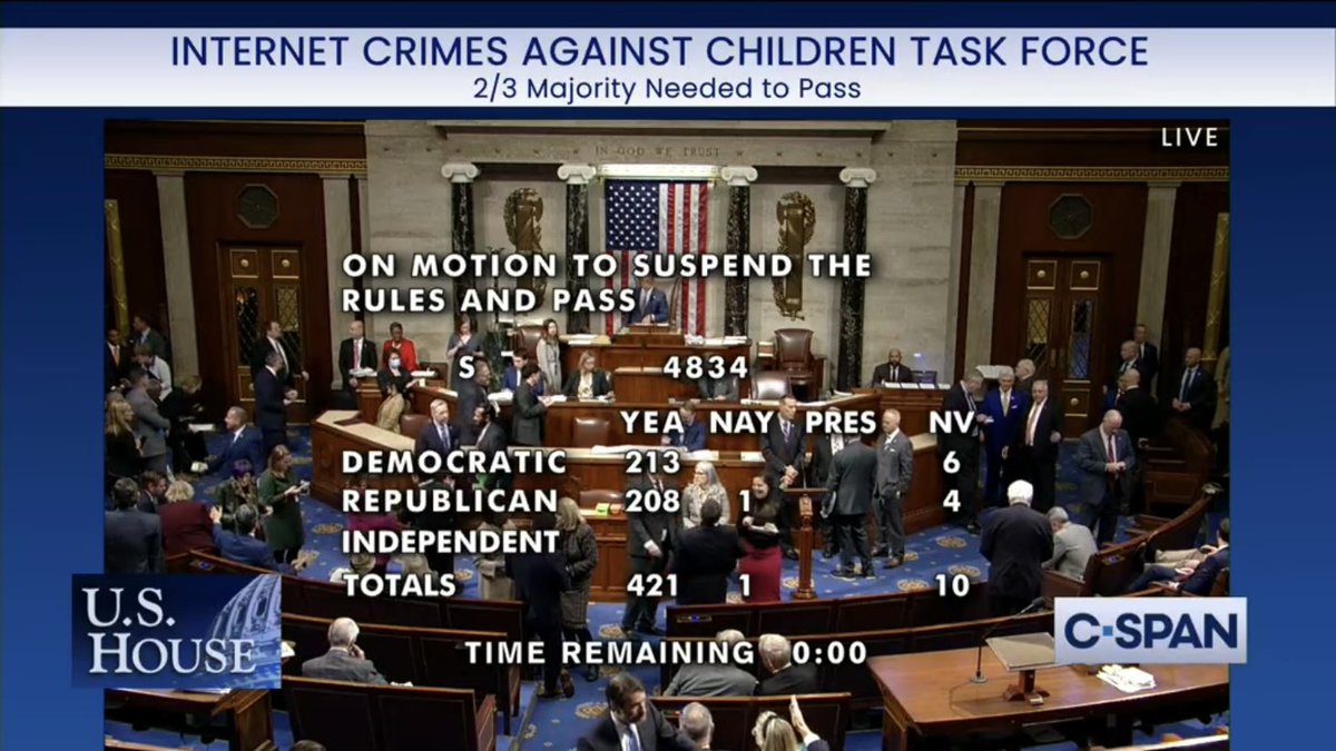 1 Republican votes no