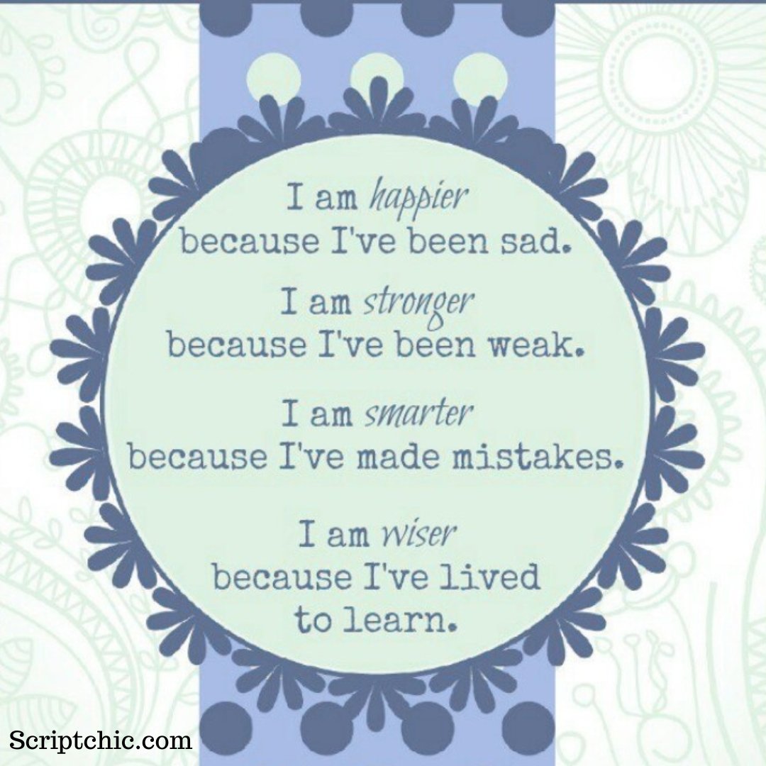 TheScriptChic's tweet image. Make this your new mantra
#selflove #inspirational #scriptchic